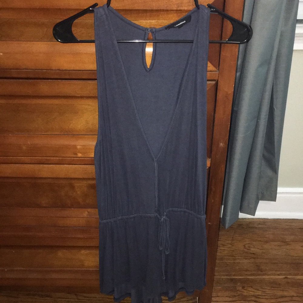 Slate blue romper